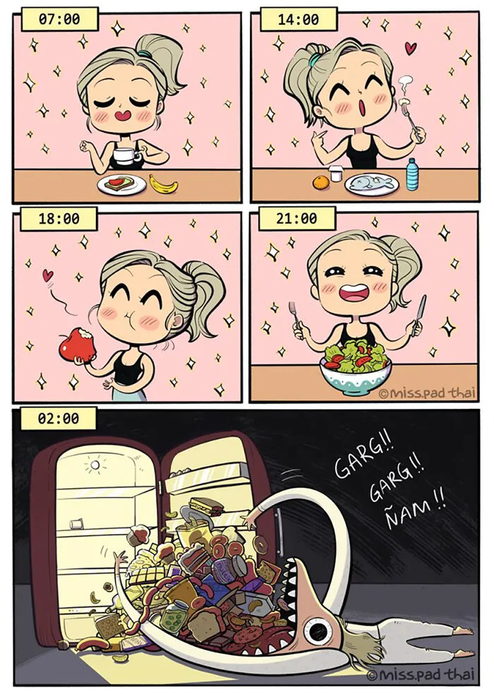 Esta artista retrata la vida con su novio en estos divertidos y atrevidos cómics (nuevas imágenes)
