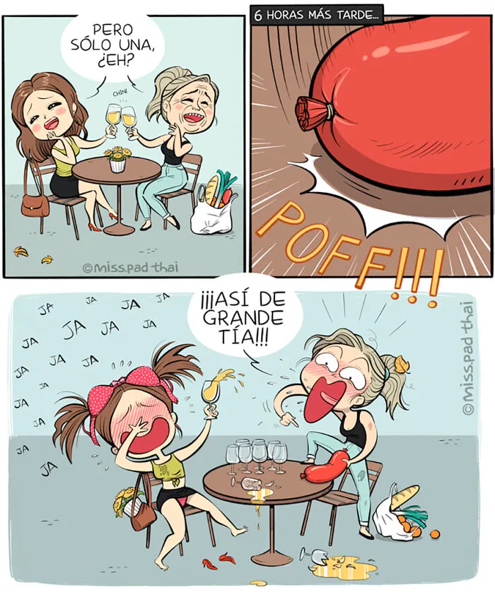 Esta artista retrata la vida con su novio en estos divertidos y atrevidos cómics (nuevas imágenes)