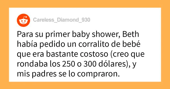 Esta mujer exigió regalos costosos a los invitados de su baby shower, esta estudiante se niega y provoca un drama familiar