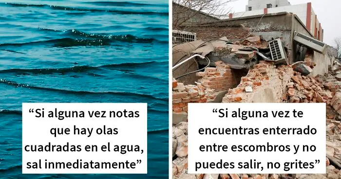 Este chico comparte 12 “consejos que pueden salvar tu vida”