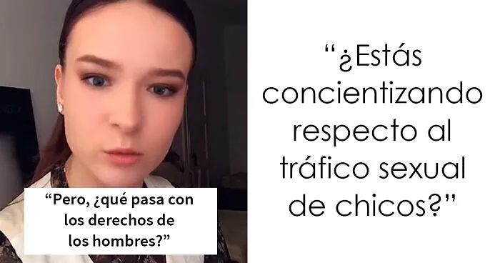 Esta mujer da un ejemplo perfecto de cómo responderle a un misógino cuando pregunta: “Pero, ¿qué pasa con los derechos de los hombres?”