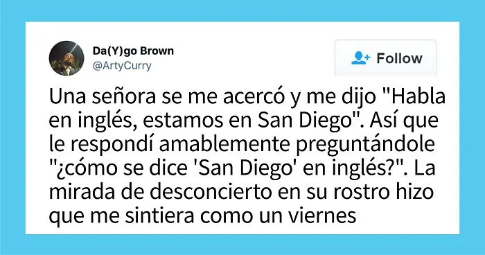 La gente comparte en Internet historias sobre las veces que les llamaron la atención por no hablar inglés en EE.UU.
