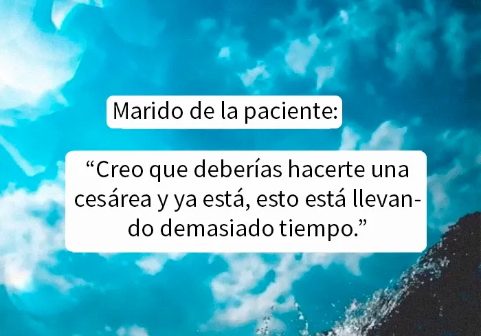 10 Comentarios repugnantes de "papás" en el paritorio, convertidos en frases inspiradoras por esta enfermera