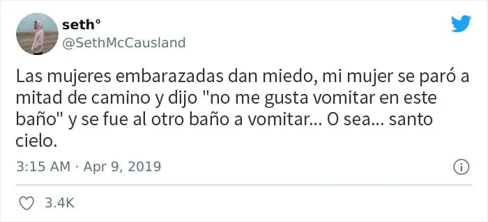 Estos papás bromean sobre los embarazos de sus esposas y aquí están 16 de los mejores tuits