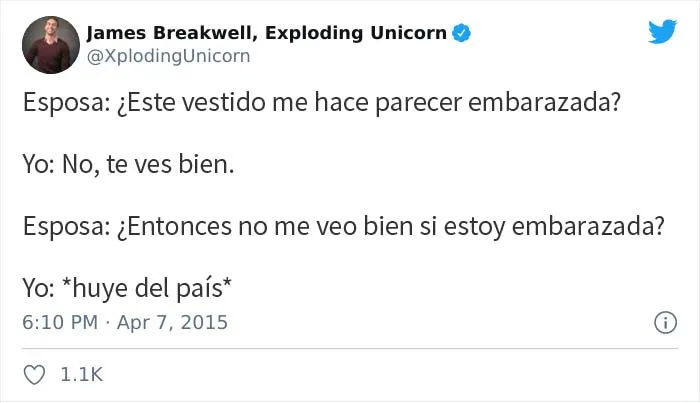Estos papás bromean sobre los embarazos de sus esposas y aquí están 16 de los mejores tuits