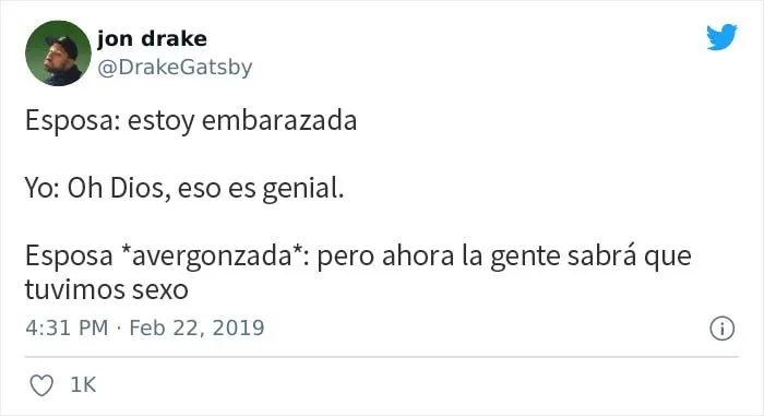 Estos papás bromean sobre los embarazos de sus esposas y aquí están 16 de los mejores tuits