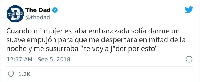 Estos papás bromean sobre los embarazos de sus esposas y aquí están 16 de los mejores tuits