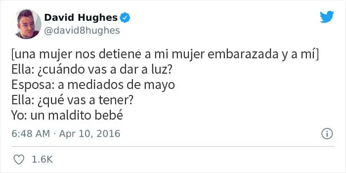 Estos papás bromean sobre los embarazos de sus esposas y aquí están 16 de los mejores tuits