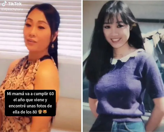 20 Hijos que se dieron cuenta de que sus padres molaban más que ellos y compartieron sus fotos en un reto de Tiktok