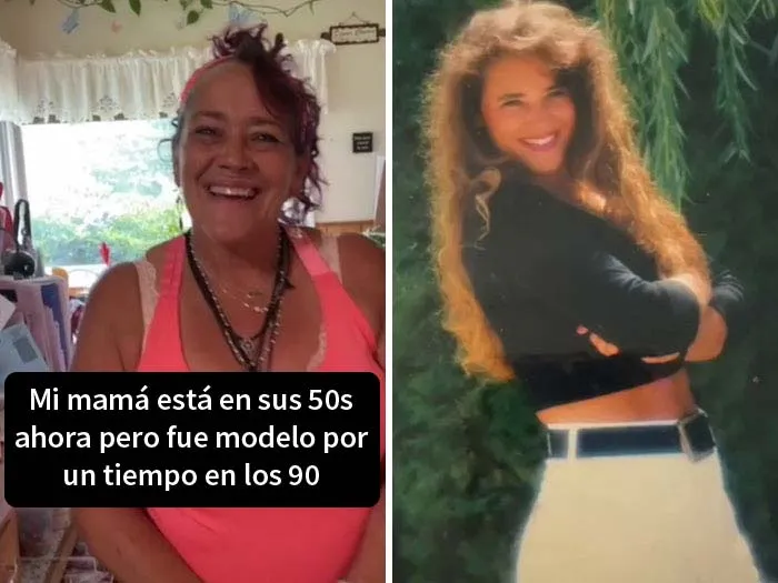 20 Hijos que se dieron cuenta de que sus padres molaban más que ellos y compartieron sus fotos en un reto de Tiktok