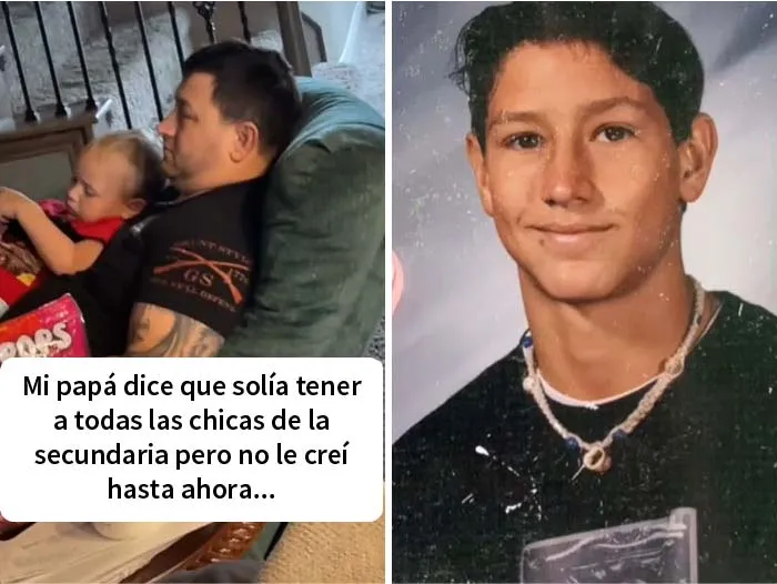 20 Hijos que se dieron cuenta de que sus padres molaban más que ellos y compartieron sus fotos en un reto de Tiktok