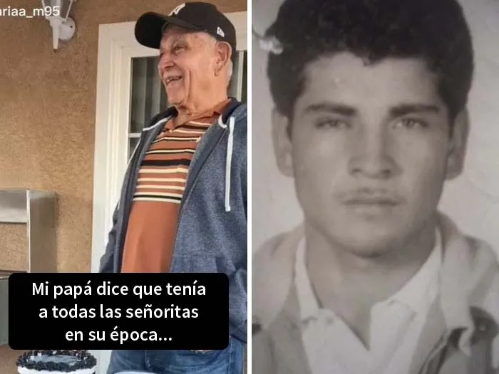 20 Hijos que se dieron cuenta de que sus padres molaban más que ellos y compartieron sus fotos en un reto de Tiktok