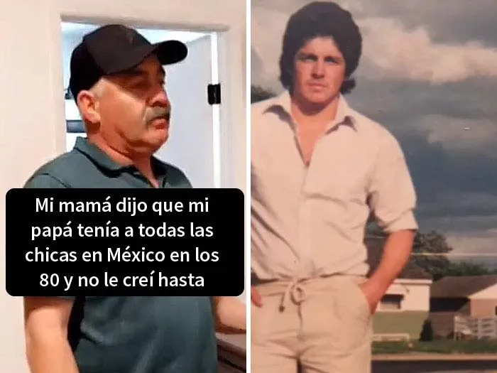 20 Hijos que se dieron cuenta de que sus padres molaban más que ellos y compartieron sus fotos en un reto de Tiktok