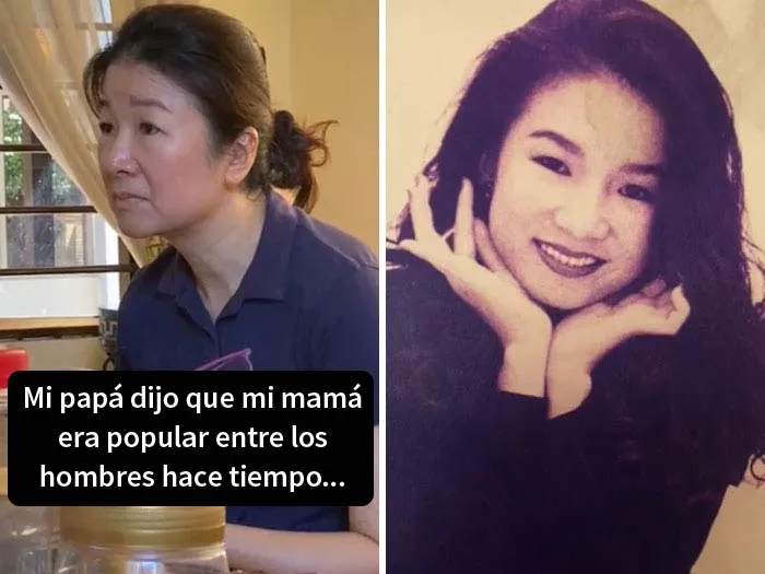 20 Hijos que se dieron cuenta de que sus padres molaban más que ellos y compartieron sus fotos en un reto de Tiktok