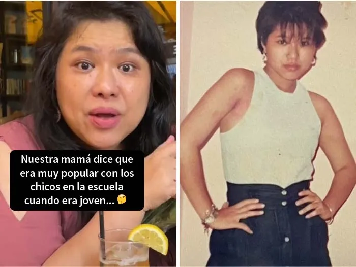 20 Hijos que se dieron cuenta de que sus padres molaban más que ellos y compartieron sus fotos en un reto de Tiktok