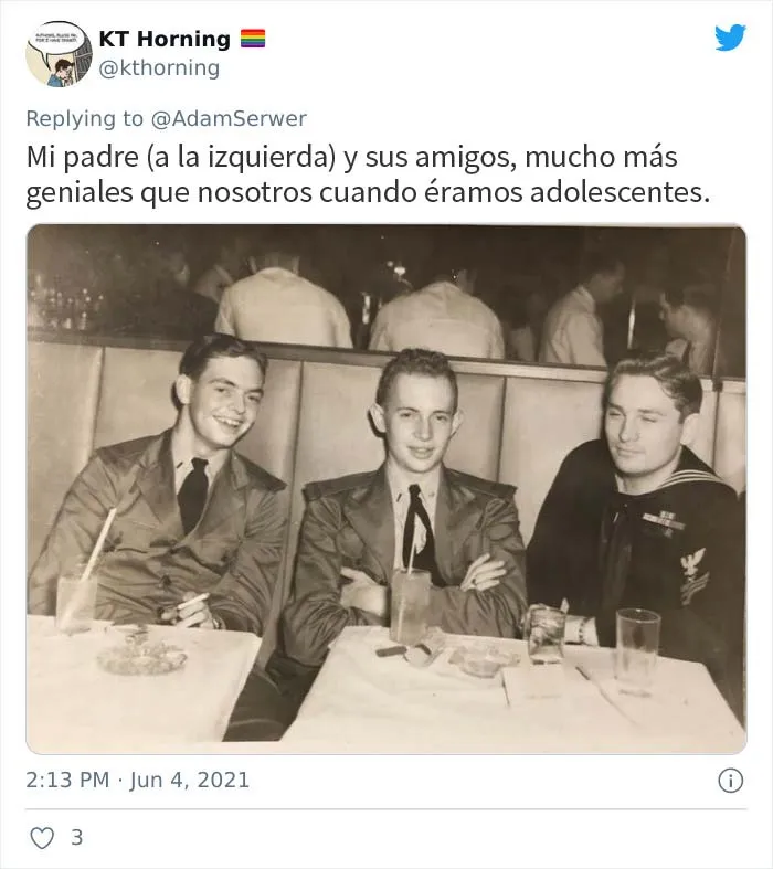 20 Hijos que se dieron cuenta de que sus padres molaban más que ellos y compartieron sus fotos para demostrarlo
