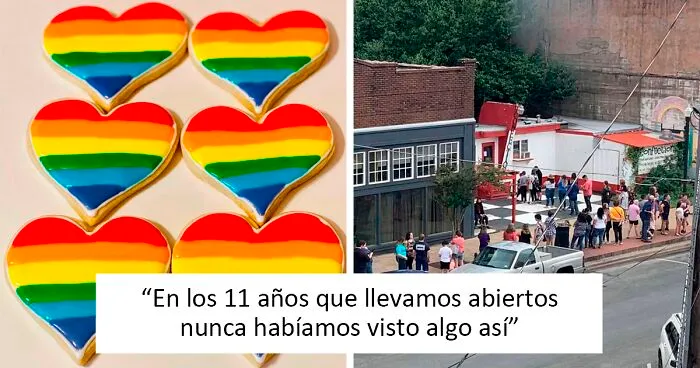 Esta panadería de Texas perdió un gran pedido tras publicar sus galletas del mes del orgullo y la gente acude en masa a apoyarla