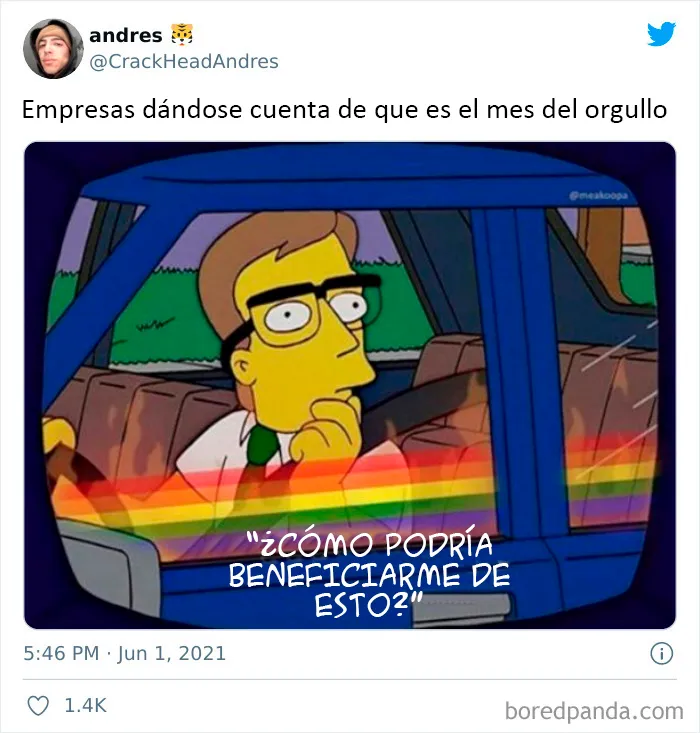 20 Tuits muy divertidos que la comunidad LGTBQ+ compartió este mes del orgullo