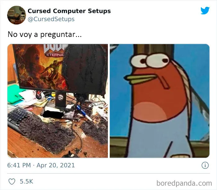 25 Ordenadores tan terriblemente configurados que sólo se pueden describir como "malditos", según esta cuenta de Twitter