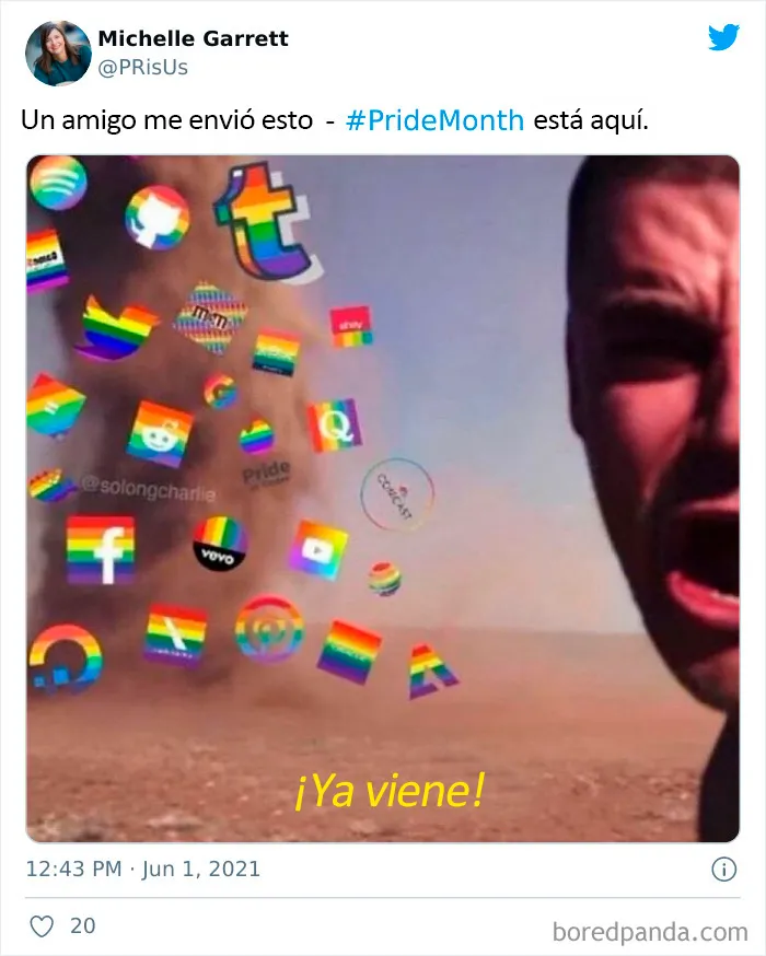 20 Divertidos memes y tuits para iniciar el mes del Orgullo LGBTQ