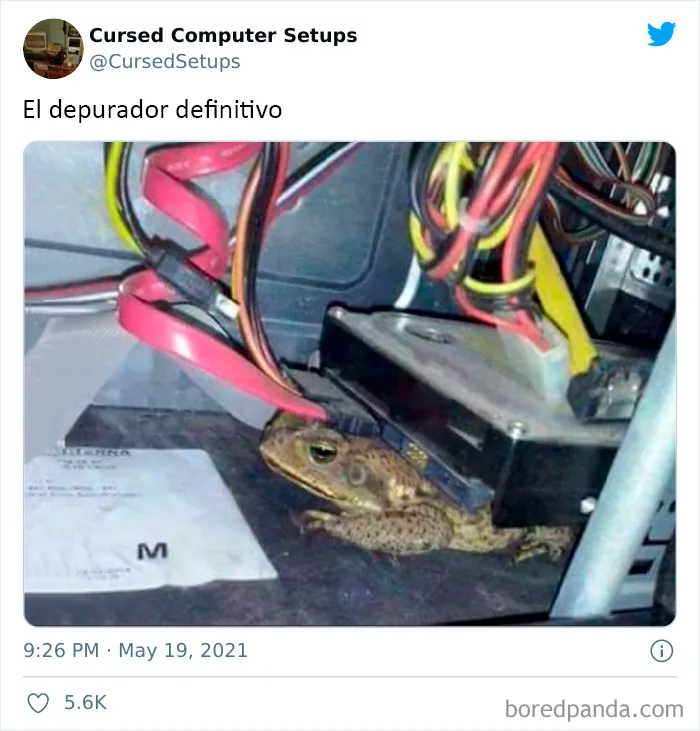 25 Ordenadores tan terriblemente configurados que sólo se pueden describir como "malditos", según esta cuenta de Twitter