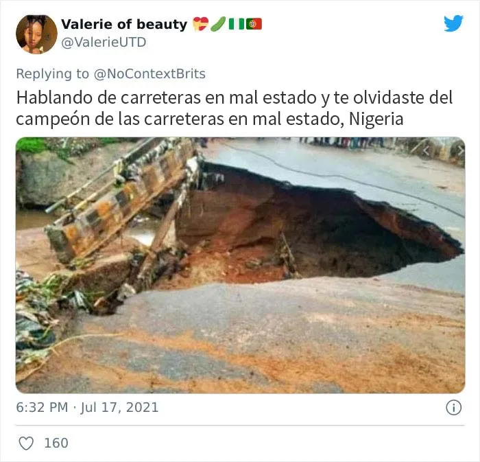 La gente comparte las peores carreteras de sus países después de que un británico se "queje" de una calle llena de baches y aquí están 20 de las más aterradoras