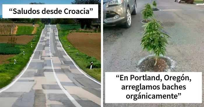 La gente comparte las peores carreteras de sus países después de que un británico se "queje" de una calle llena de baches y aquí están 20 de las más aterradoras