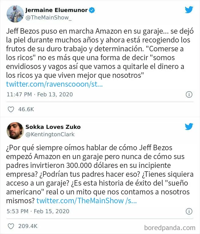 Bezos recibió un pequeño préstamo de 300 mil de sus padres y un millón de dólares de sus familiares en 1995