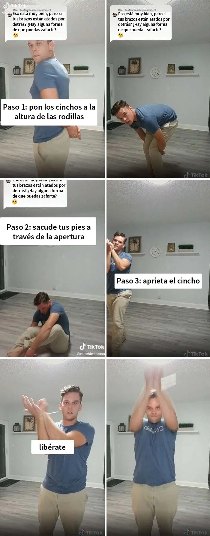 Si tienes los brazos atados a la espalda