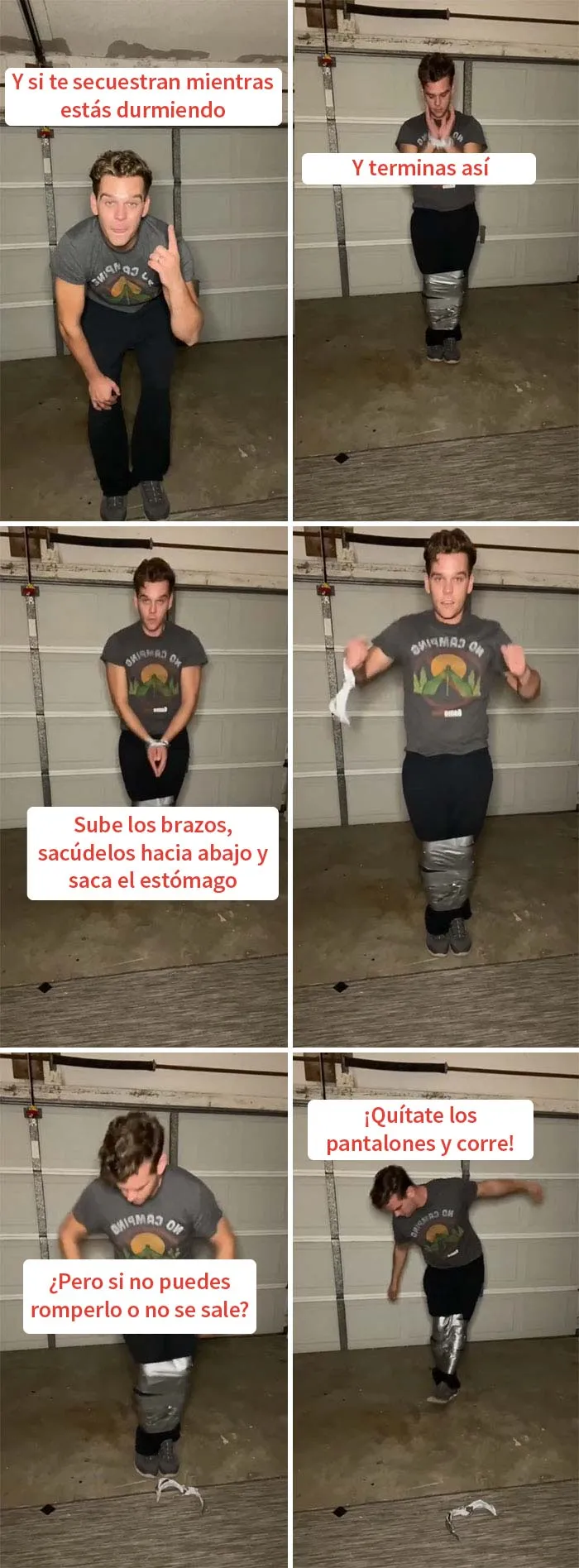 Si estás durmiendo y te secuestran