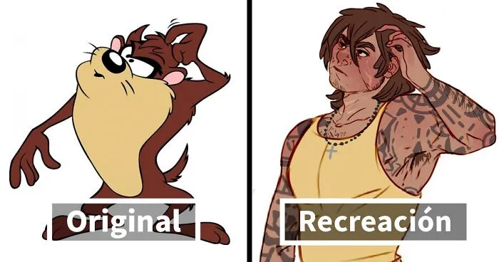 ¿Alguna vez te has preguntado qué aspecto tendrían los personajes de los dibujos animados como humanos?: Este artista tiene la respuesta (30 imágenes)
