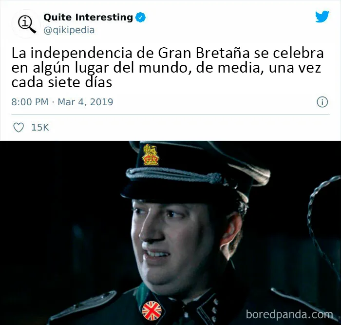 "George, acabo de notar algo..."