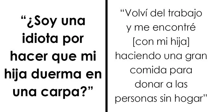 Esta mamá preguntó si era mala madre por hacer que su hija de 14 años durmiera afuera durante el invierno, luego de ver cómo le había gritado a un indigente sin razón