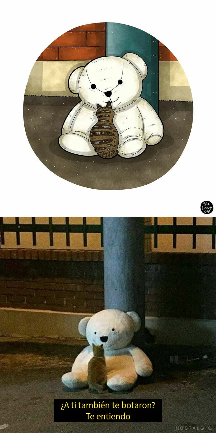 40 de las fotos de gatos más divertidas de Internet son ilustradas por Tactooncat (nuevas fotos)