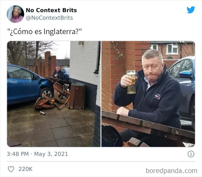 Esta cuenta recopila y comparte imágenes británicas sin ningún tipo de contexto (18 fotos)