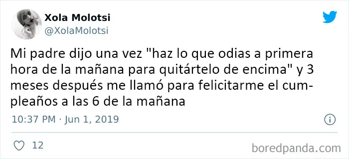 Eso es lo que dijo