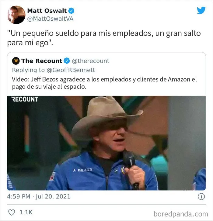 Todos se ríen del lanzamiento espacial de Bezos en internet, y aquí tienes 30 de las mejores bromas y memes