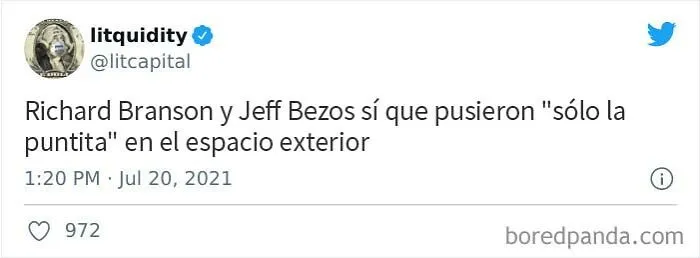 Todos se ríen del lanzamiento espacial de Bezos en internet, y aquí tienes 30 de las mejores bromas y memes