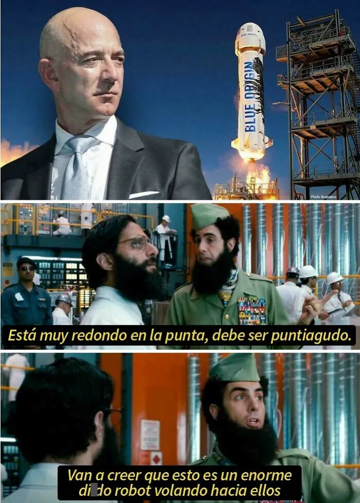 Todos se ríen del lanzamiento espacial de Bezos en internet, y aquí tienes 30 de las mejores bromas y memes