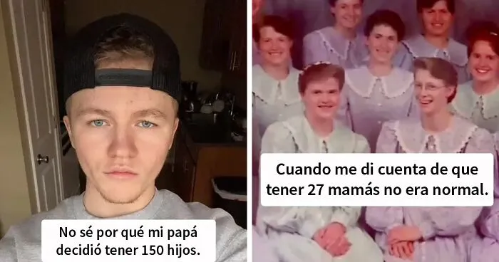 Este chico comparte cómo es vivir con 27 madres y 150 hermanos
