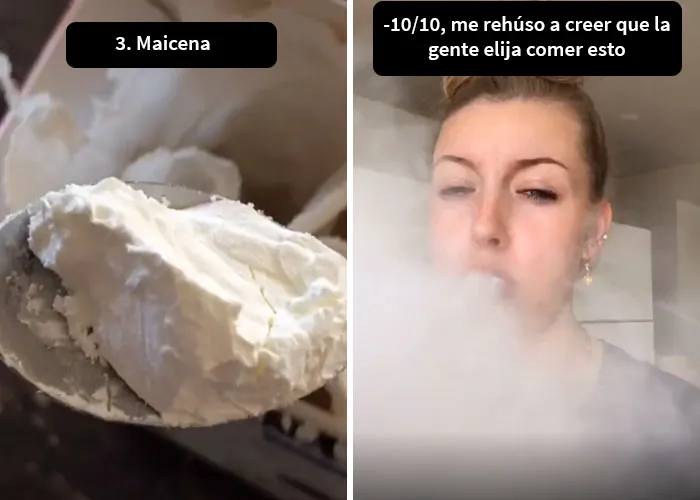 Esta mujer no embarazada probó y valoró los antojos de comida más extraños que tienen las mujeres embarazadas