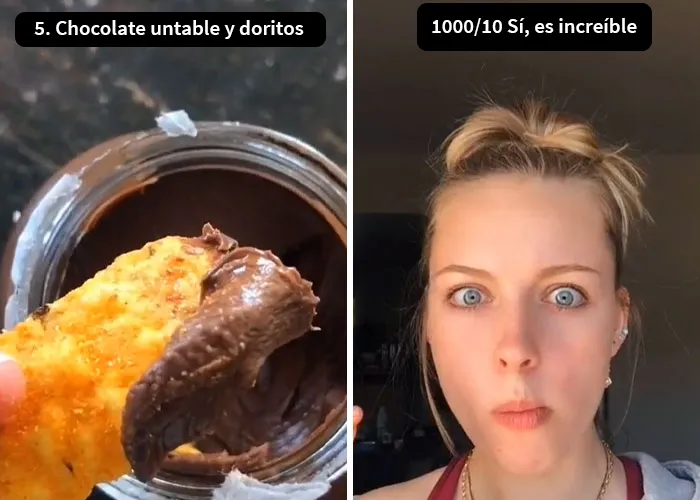 Esta mujer no embarazada probó y valoró los antojos de comida más extraños que tienen las mujeres embarazadas