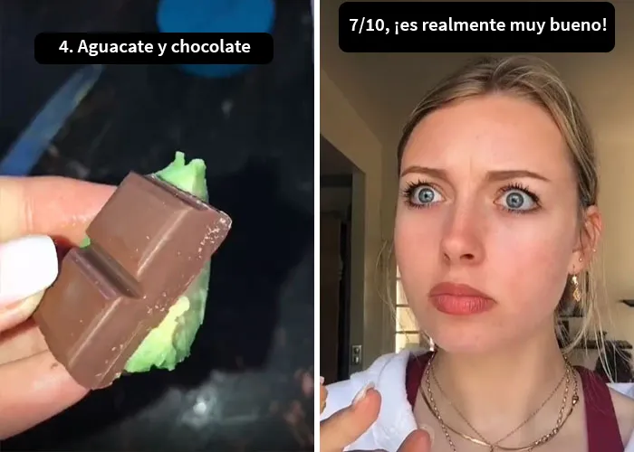 Esta mujer no embarazada probó y valoró los antojos de comida más extraños que tienen las mujeres embarazadas