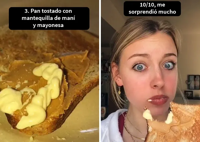 Esta mujer no embarazada probó y valoró los antojos de comida más extraños que tienen las mujeres embarazadas