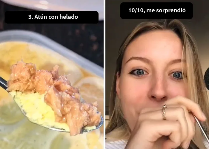 Esta mujer no embarazada probó y valoró los antojos de comida más extraños que tienen las mujeres embarazadas