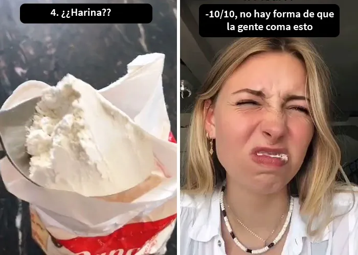 Esta mujer no embarazada probó y valoró los antojos de comida más extraños que tienen las mujeres embarazadas