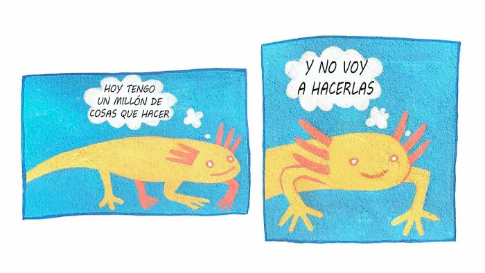 10 Divertidos cómics sobre la vida, salud mental y demás situaciones de su creadora