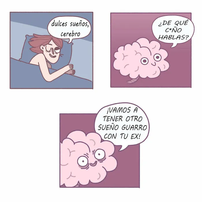 10 Divertidos cómics sobre la vida, salud mental y demás situaciones de su creadora