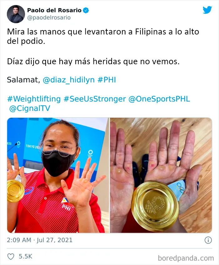 La halterófila Hidilyn Díaz se convierte en la primera medallista de oro olímpica de Filipinas