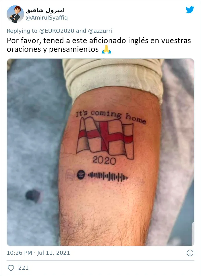 15 De los mejores memes y reacciones tras perder Inglaterra la Eurocopa ante Italia